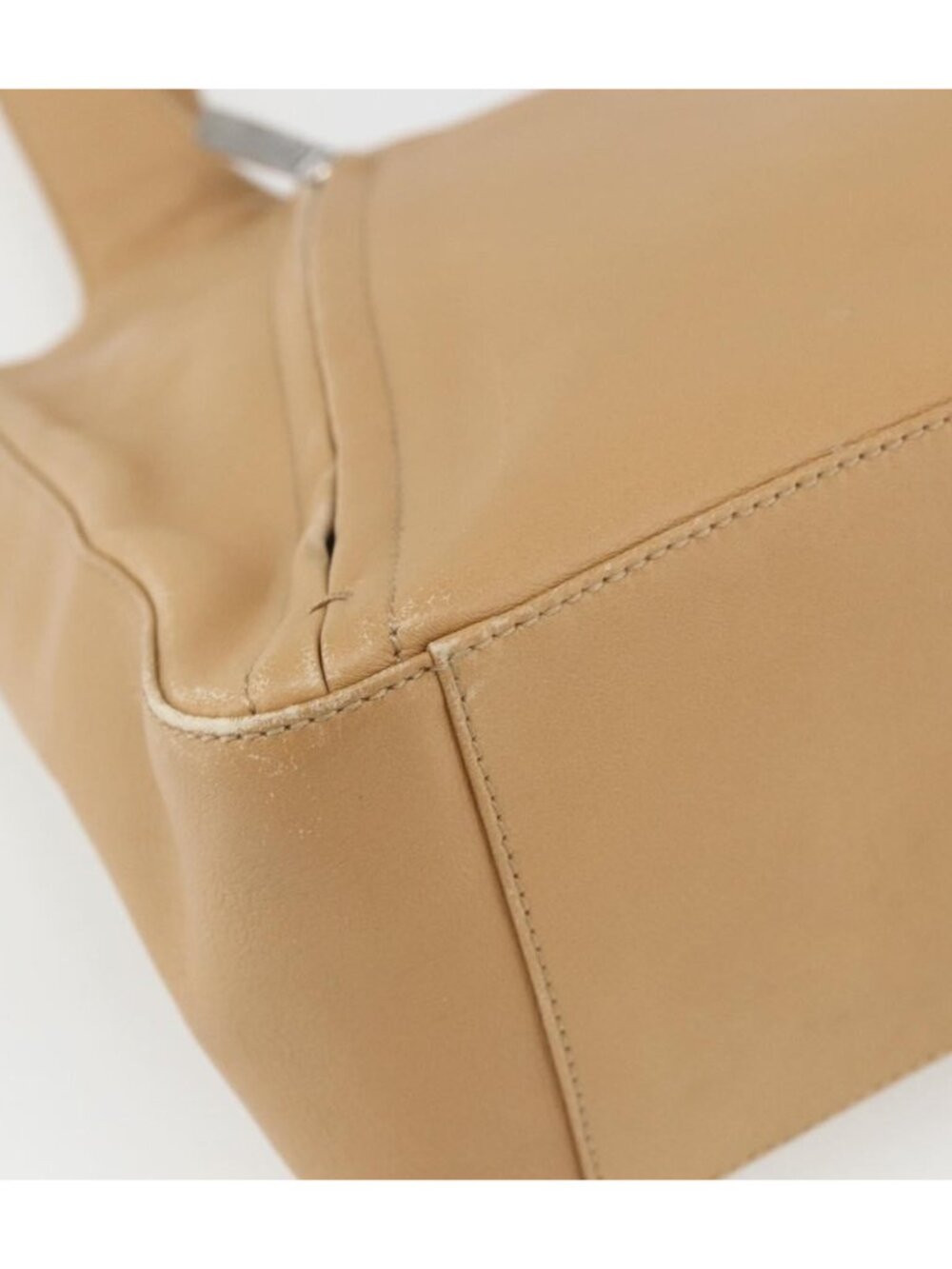 Salvatore Ferragamo Tote Bag Leather Beige Silver - Picture 11 of 16